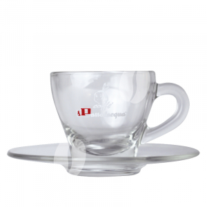 Passalacqua Espresso kop en schotel - glas