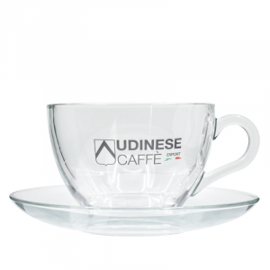 Udinese Cappuccino kop en schotel