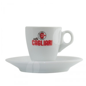 Originele Cagliari espresso kop en schotel