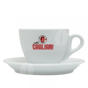 Cagliari Latte kop en schotel